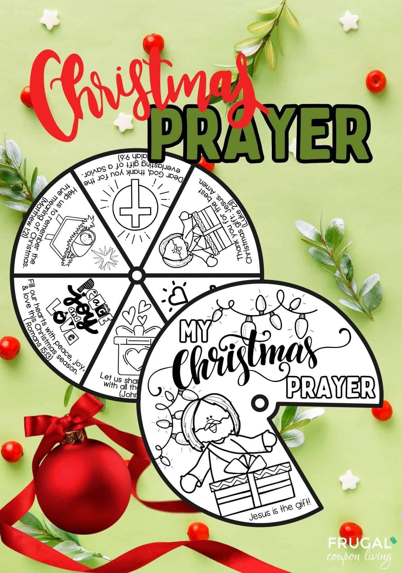 Christmas Prayer Wheel Craft