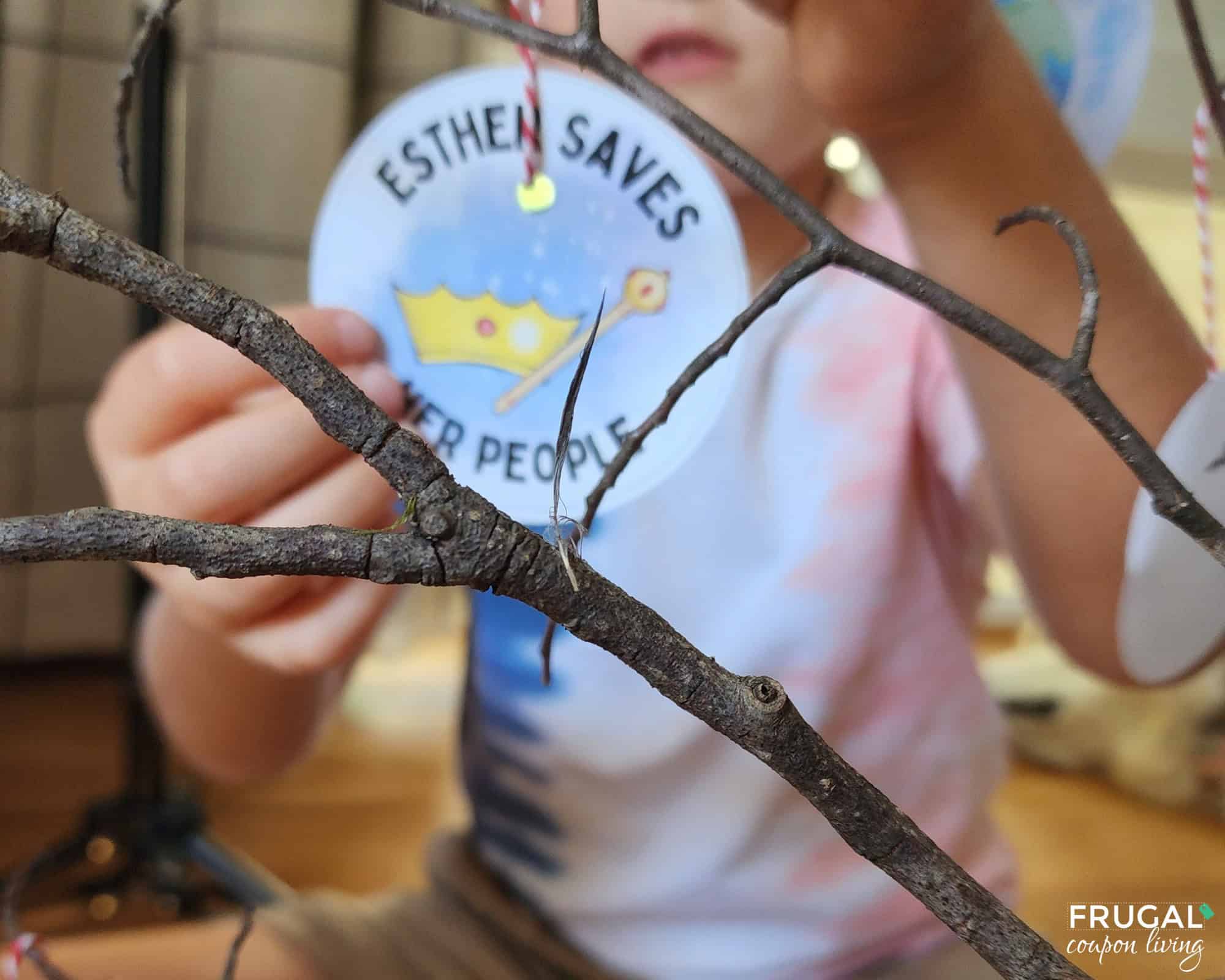 hanging a jesse tree ornament