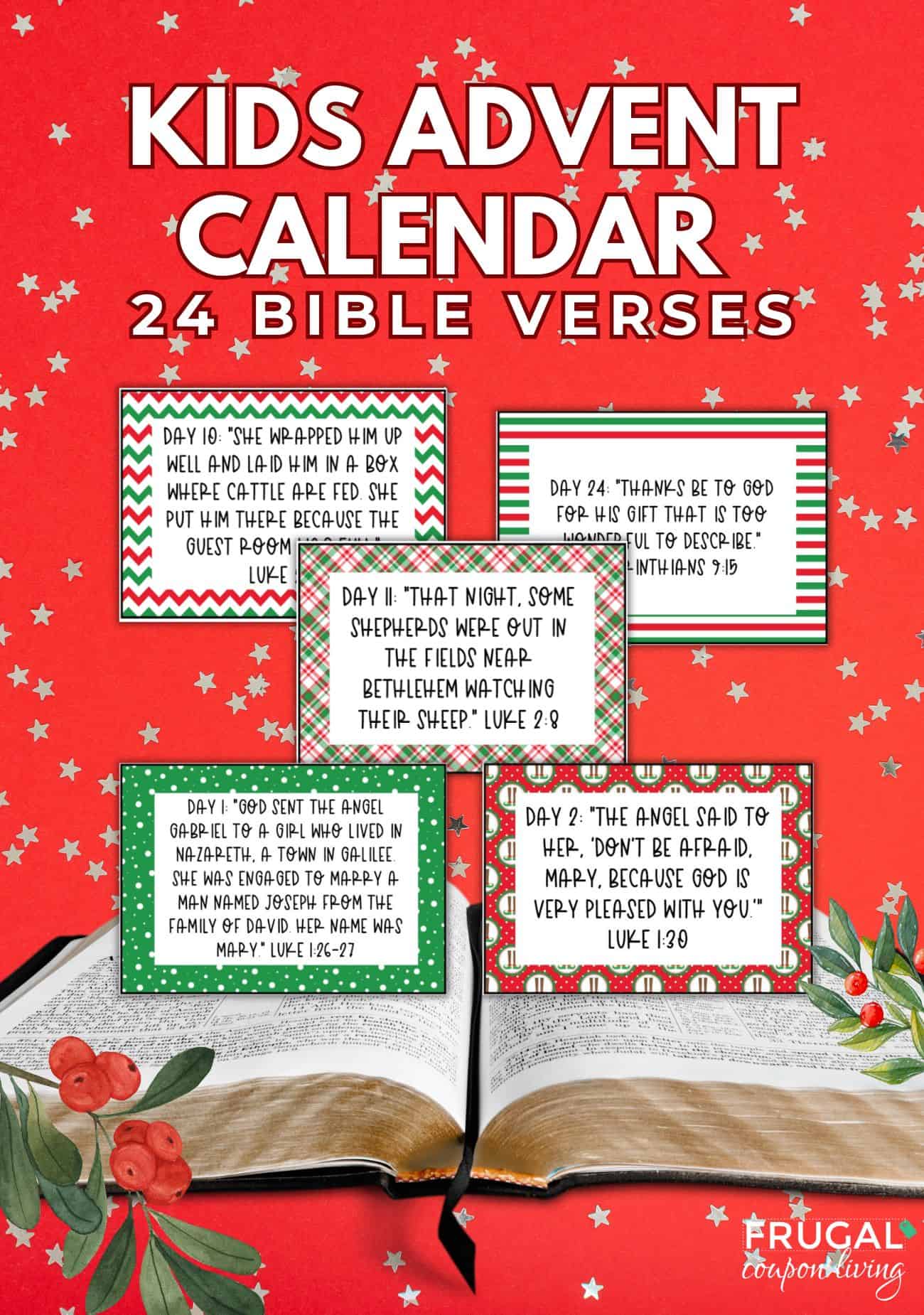 advent bible verse printable cards