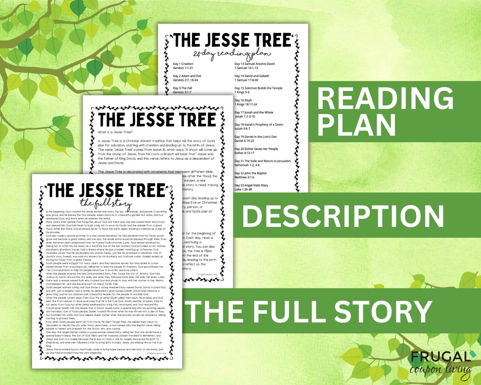 the jesse tree set printable