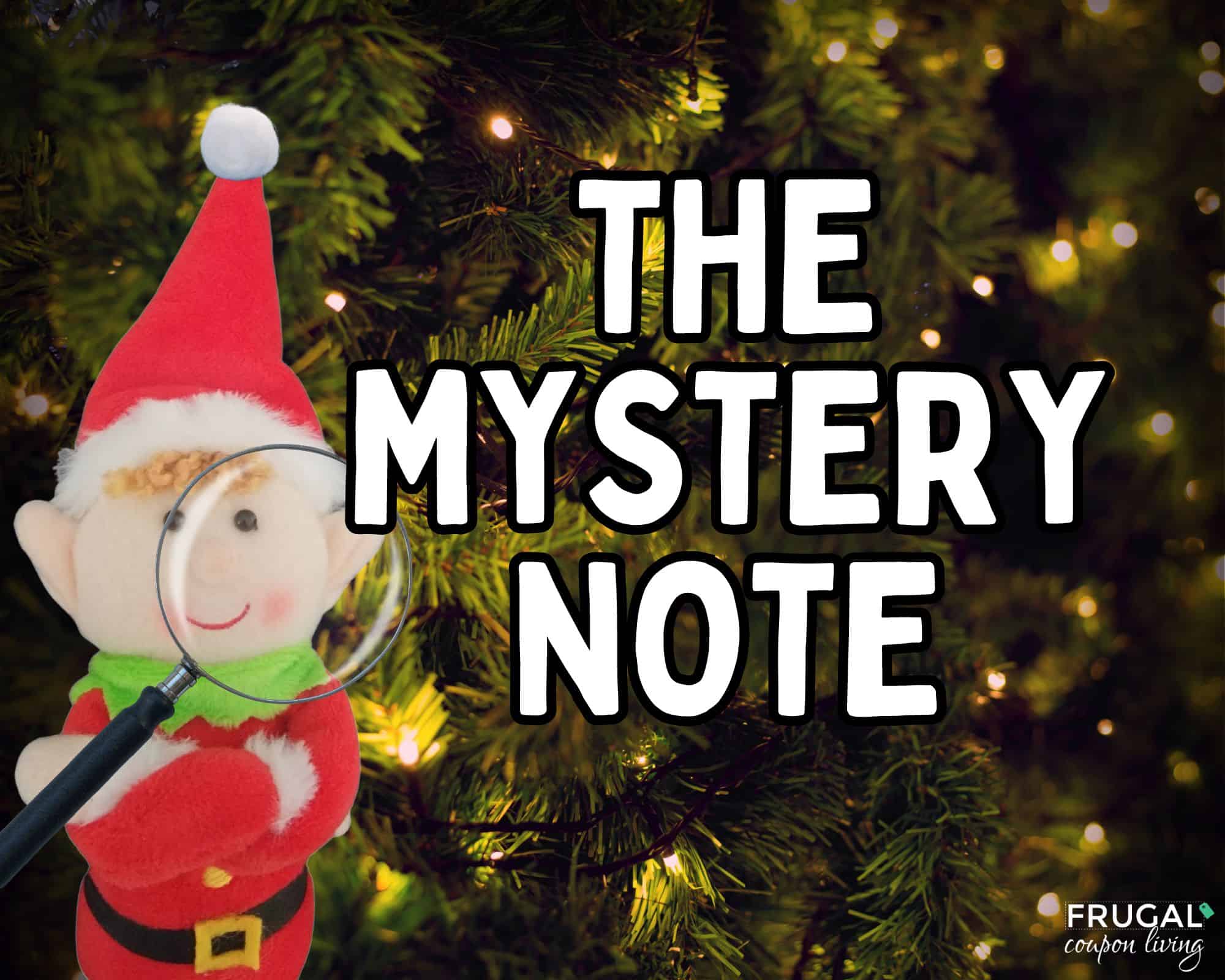 Find the mystery in the tree detective set printable for elf