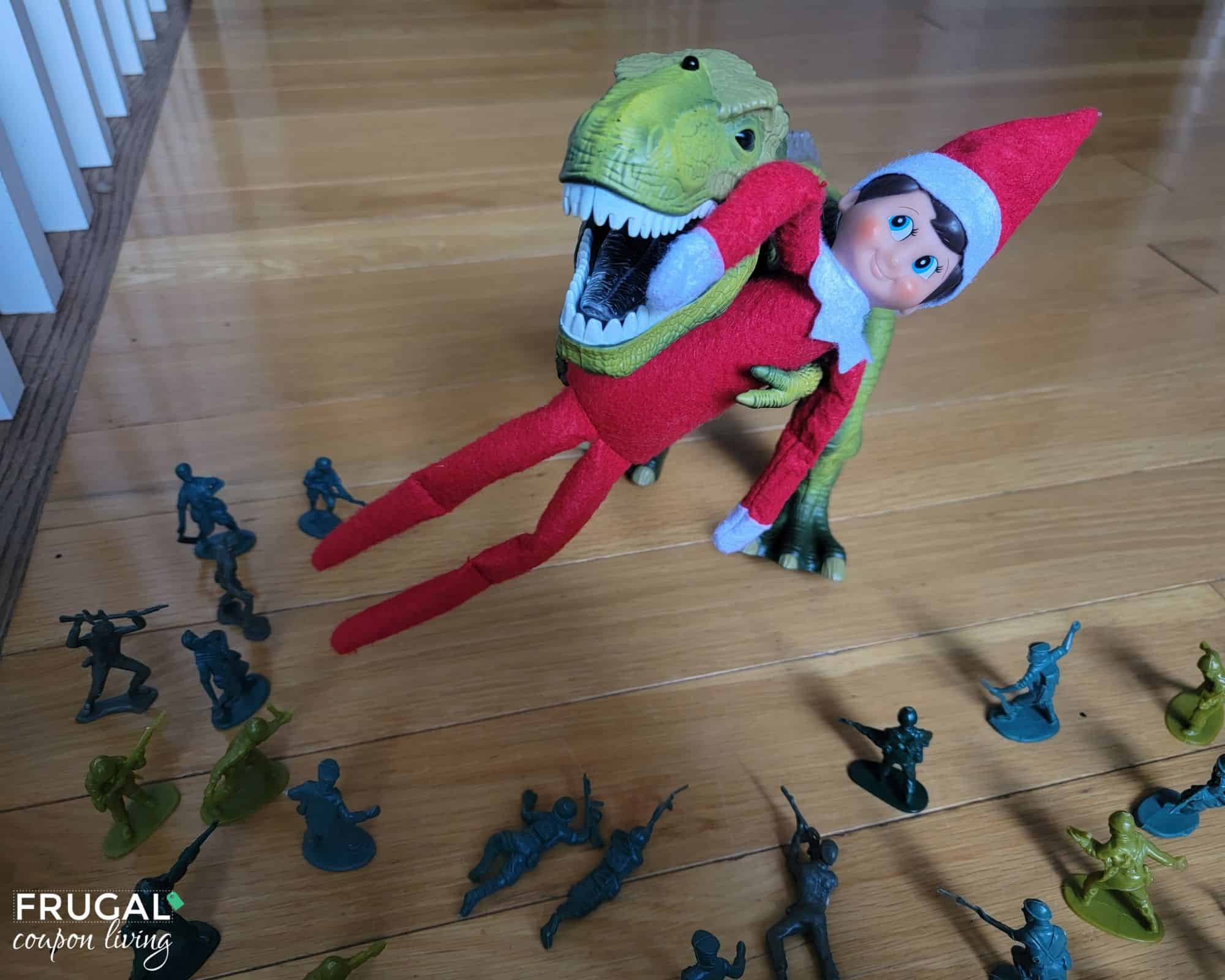 Army Men and Dinosaurs for The Elf on the Shelf